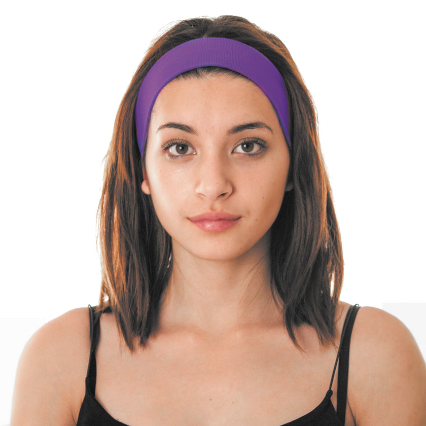 Bandeau 80's violet fluo 2