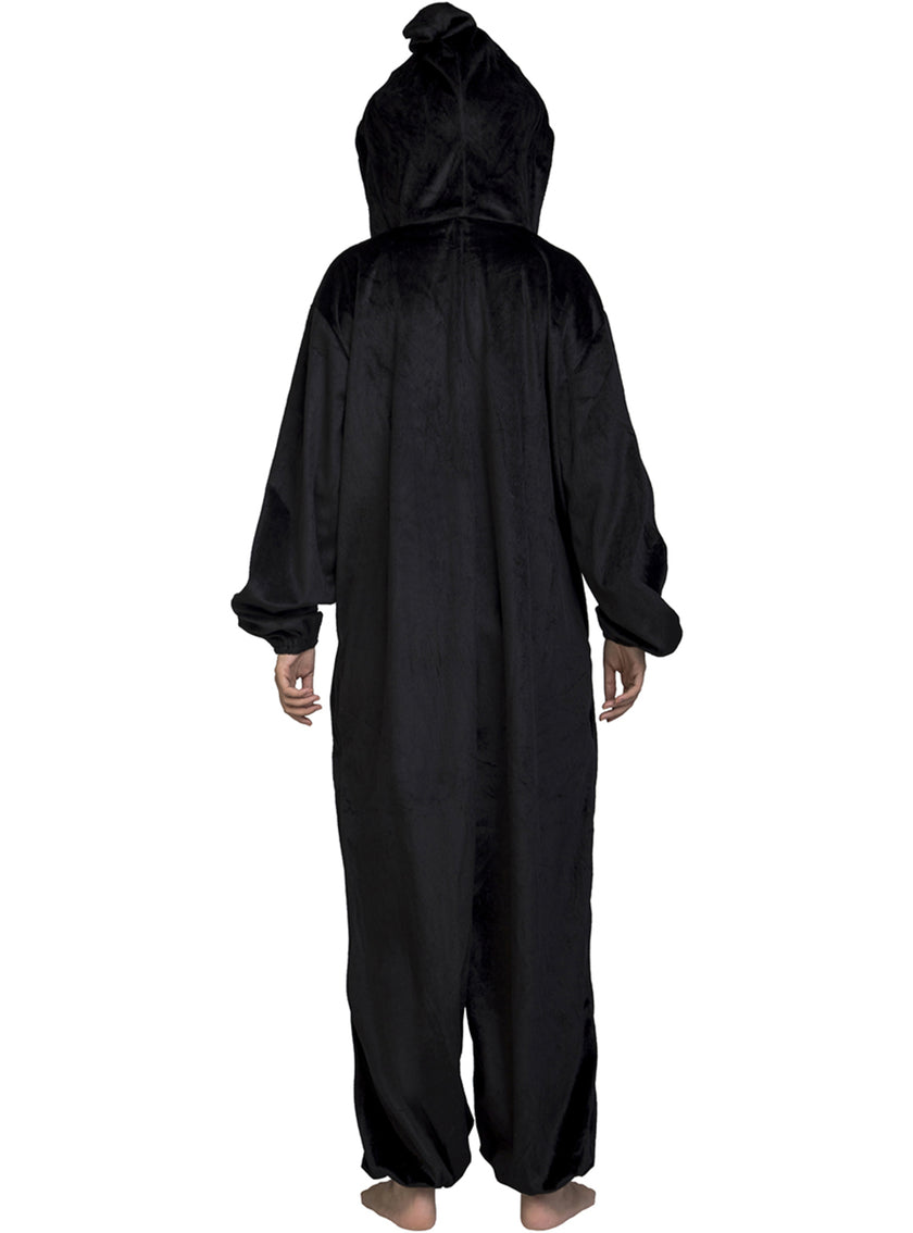 Déguisement fantôme grands yeux onesie adulte