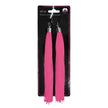 BOUCLES D'OREILLE FRANGES NEON ORANGE