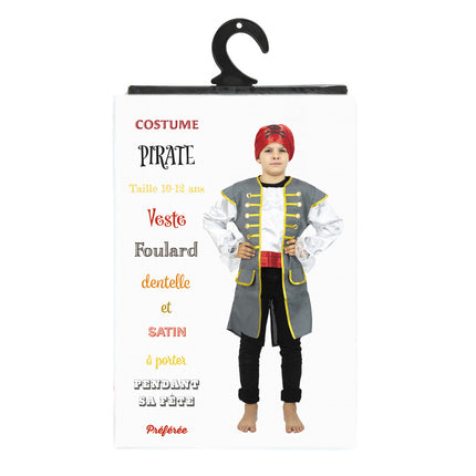 Veste et foulard pirate