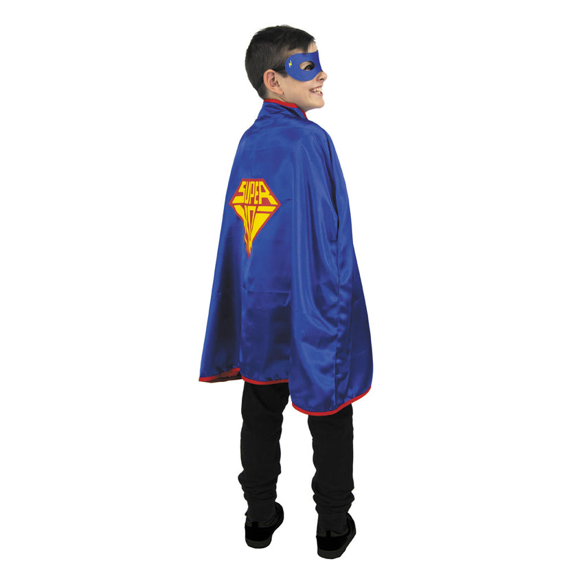 Cape super heros  enfant + masque