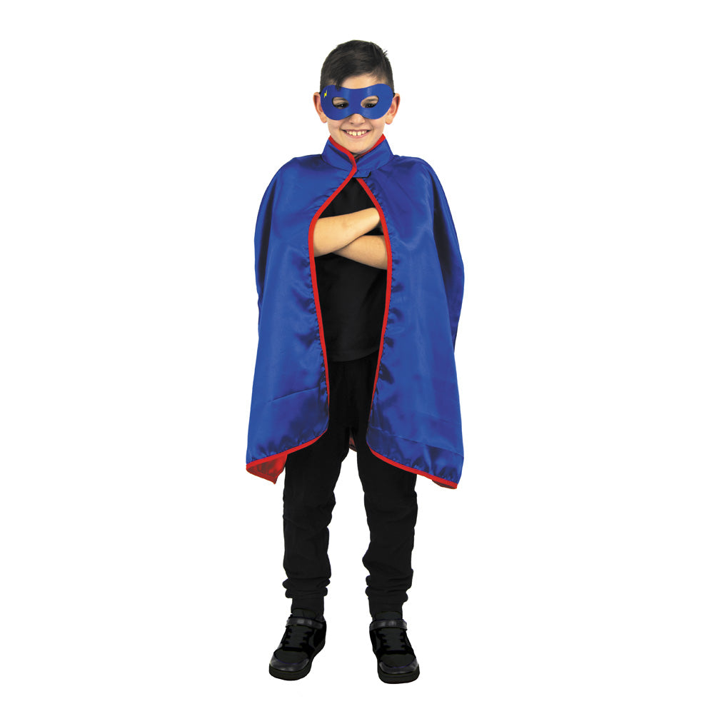 Cape super heros  enfant + masque