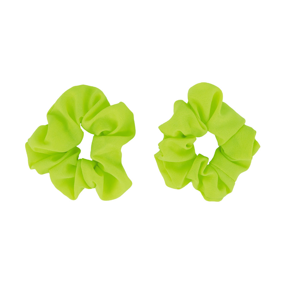 CHOUCHOUS VERT FLUO x2