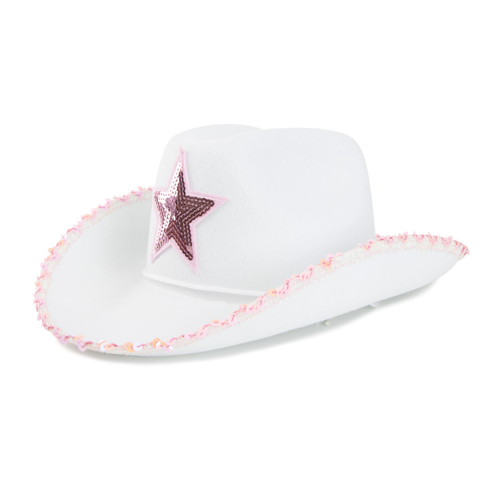 CHAPEAU COWGIRL PINK STAR