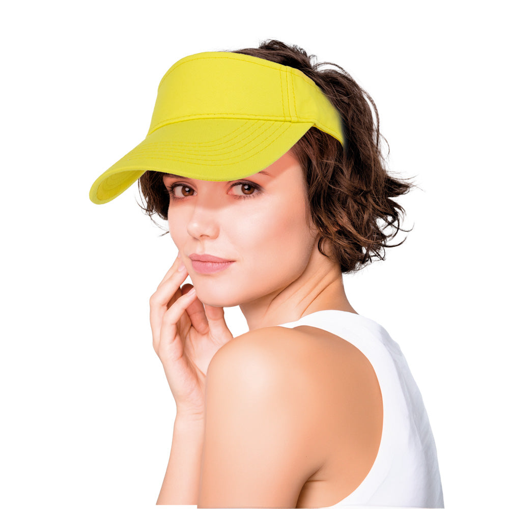 VISIERE FLUO NEON JAUNE