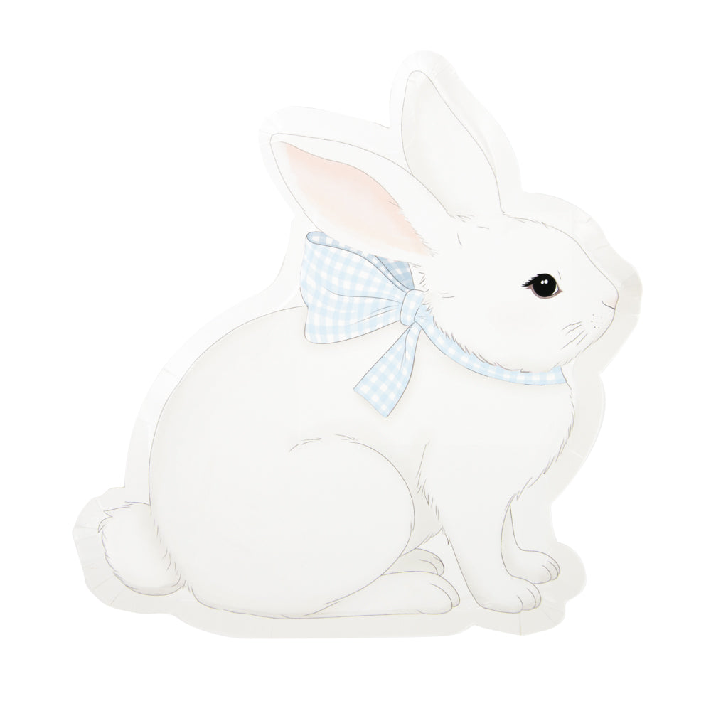 Assiettes mon lapin pastel 4 coul ass  23cm x 8