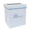 URNE MERCI FLEUR BLEUE