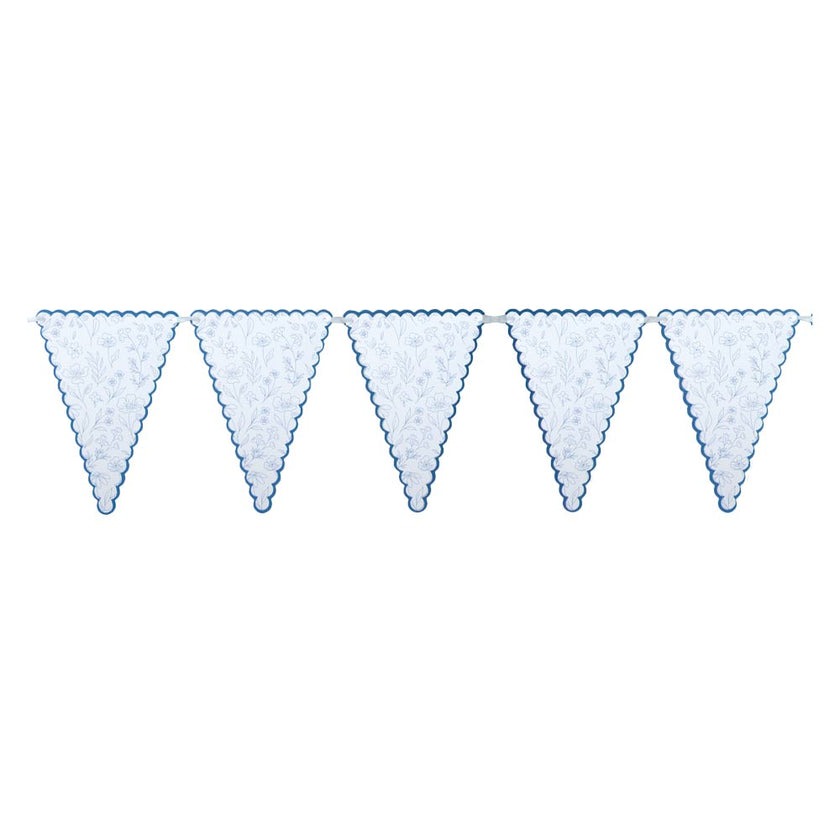 GUIRLANDE FANIONS FLEUR BLEUE 3M