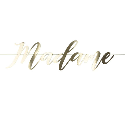 GUIRLANDE LETTRES CALL ME MADAME 1.60M