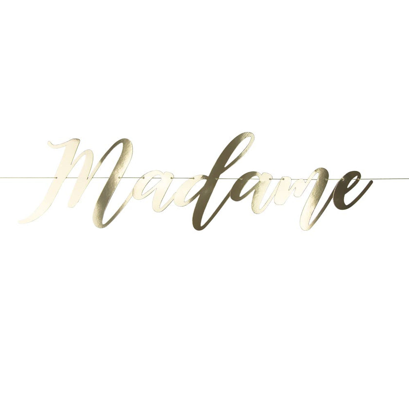 GUIRLANDE LETTRES CALL ME MADAME 1.60M