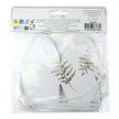 Petites boites a festons fougere white  x 8