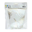BOITES A POP-CORN FOUGERE WHITE X 8