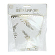 BOITES A POP-CORN FOUGERE WHITE X 8