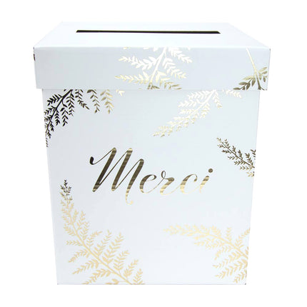 URNE MERCI FOUGERE WHITE