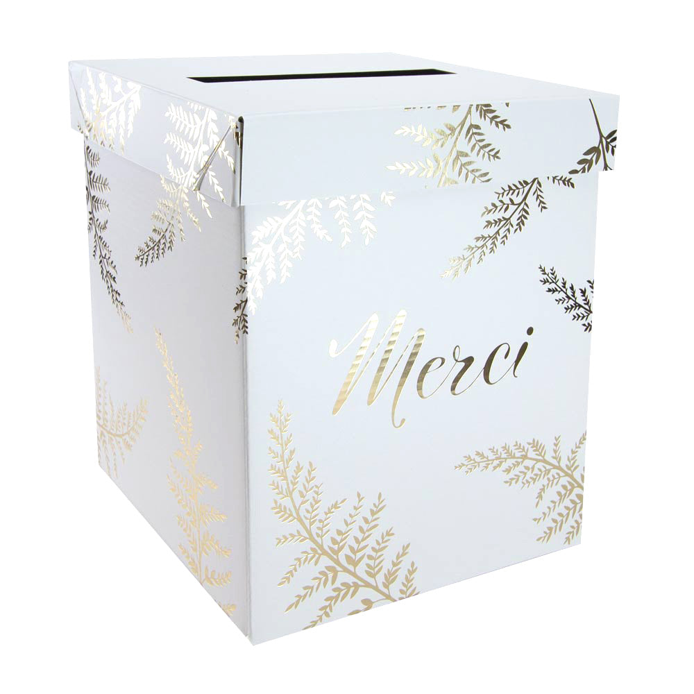 URNE MERCI FOUGERE WHITE
