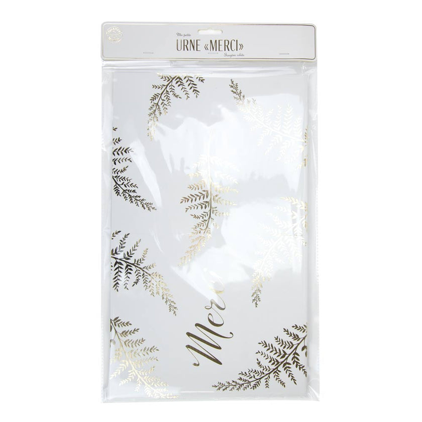 URNE MERCI FOUGERE WHITE