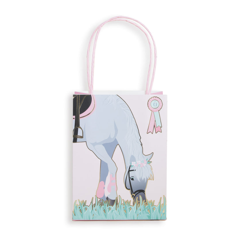 SACS PAPIER CHEVAL X 4