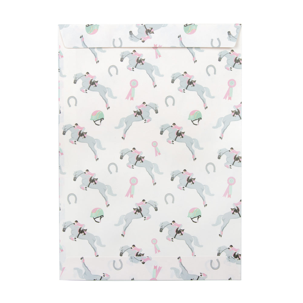 POCHETTES PAPIER CHEVAL X 8PCS