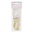 PETITES FOURCHETTES EN BOIS ROSE PASTEL X 8