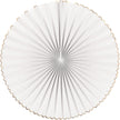 SET DE 3 EVENTAILS BLANC ET OR
