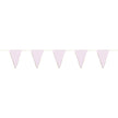 GUIRLANDE FANIONS FESTONNES ROSE PASTEL ET OR 3M