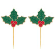 Pics a cocktail houx de noel  x 10pcs
