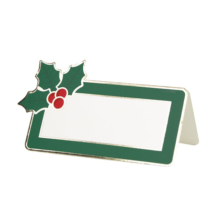 Marque places  houx de noel x 8pcs