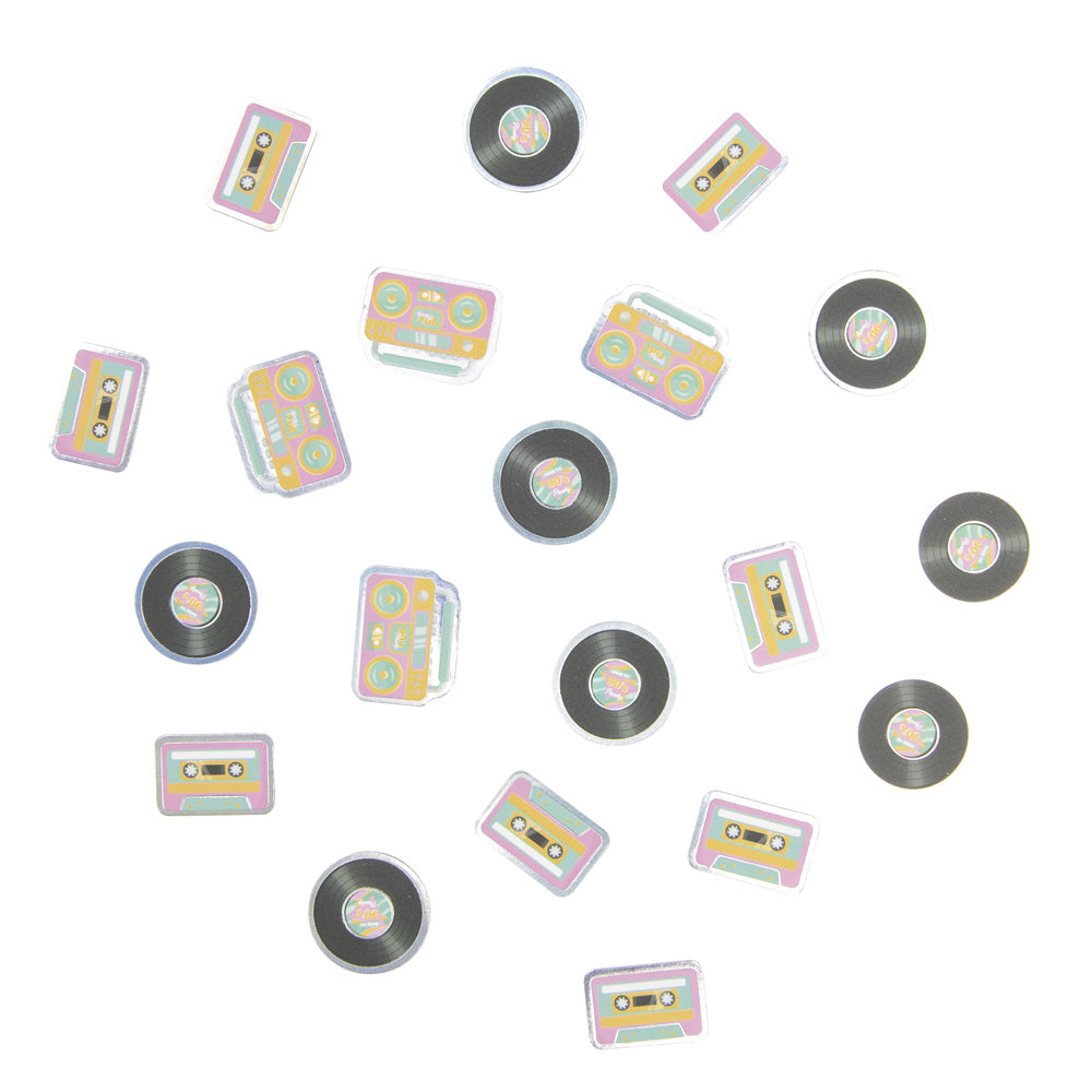 CONFETTIS DE TABLE 90'S PARTY