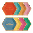 ASSIETTES MULTI JOYEUX ANNIVERSAIRE X8
