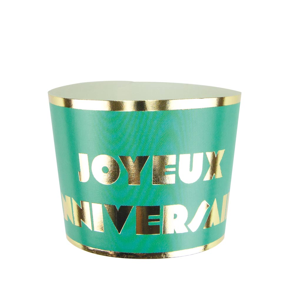 PETITS POTS MULTI JOYEUX ANNIVERSAIRE X 8