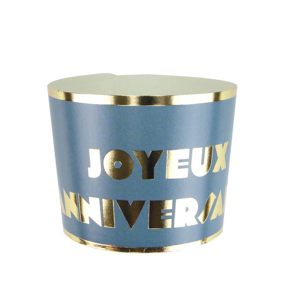 PETITS POTS MULTI JOYEUX ANNIVERSAIRE X 8