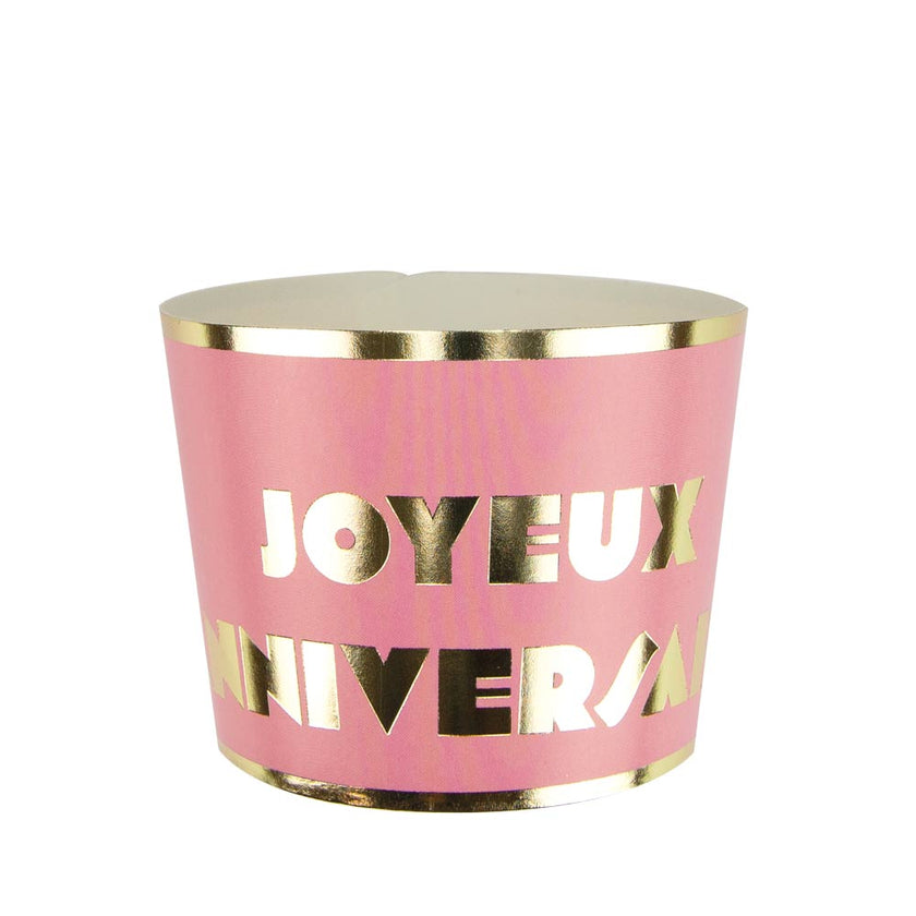 PETITS POTS MULTI JOYEUX ANNIVERSAIRE X 8