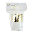 PETITS POTS BLANCS ET OR X 8