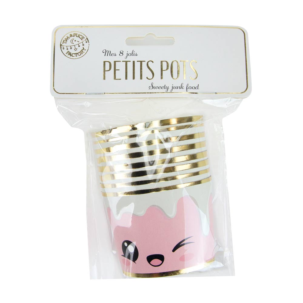 PETITS POTS SWEETY JUNK FOOD X 8