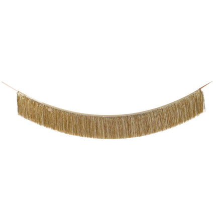 GUIRLANDE FRANGES LAMEES OR