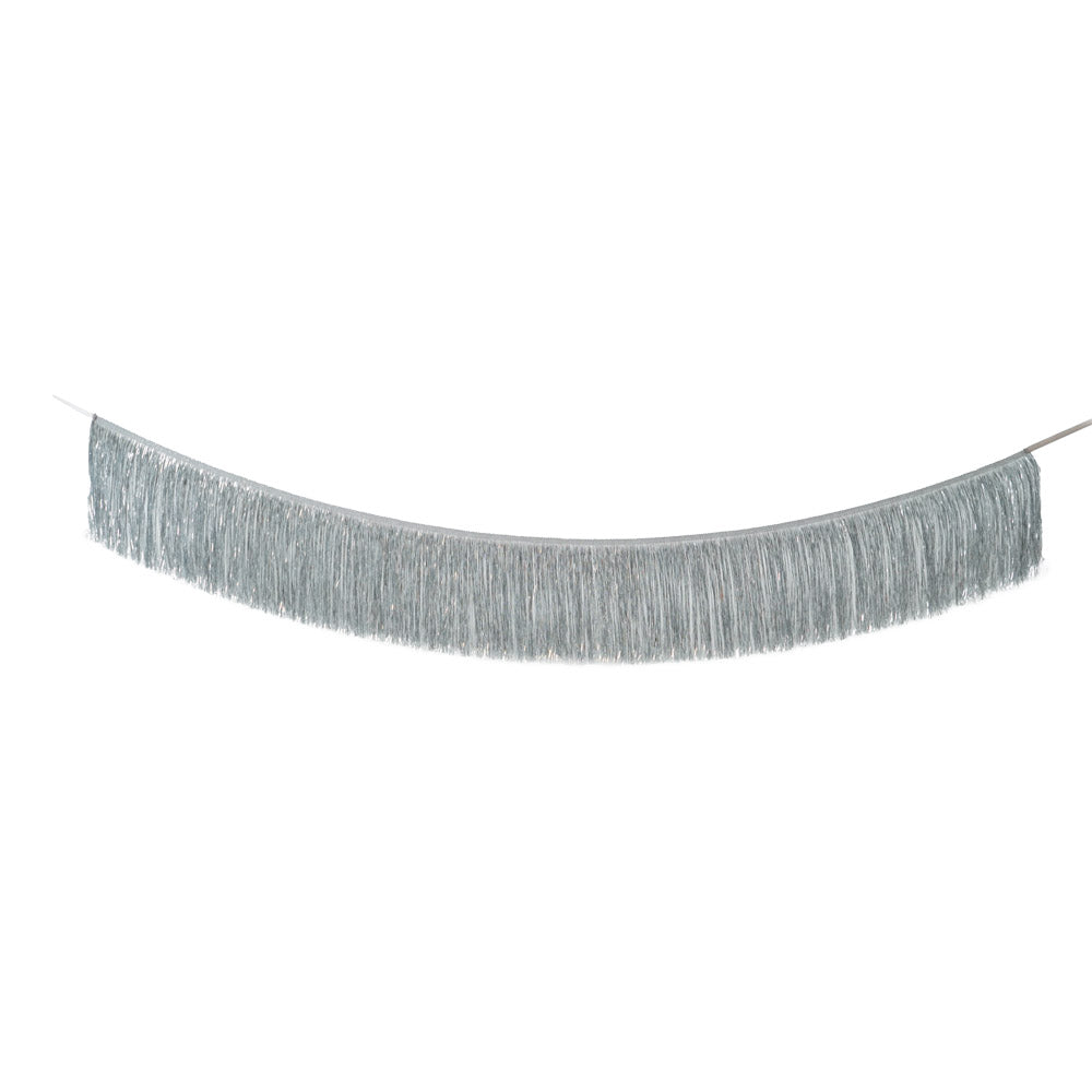 GUIRLANDE FRANGES LAMEES ARGENT