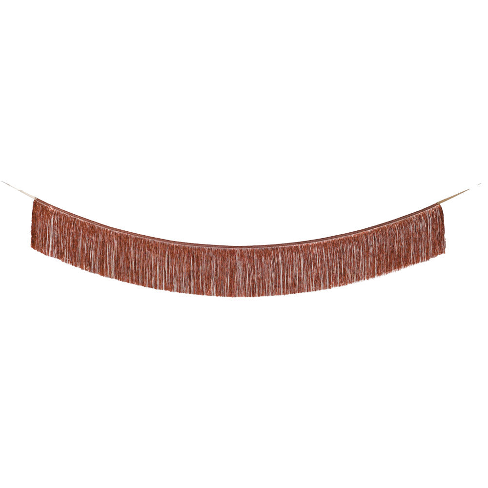 GUIRLANDE FRANGES LAMEES BRONZE