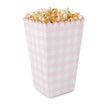 BOITES A POP-CORN VICHY ROSE X 8