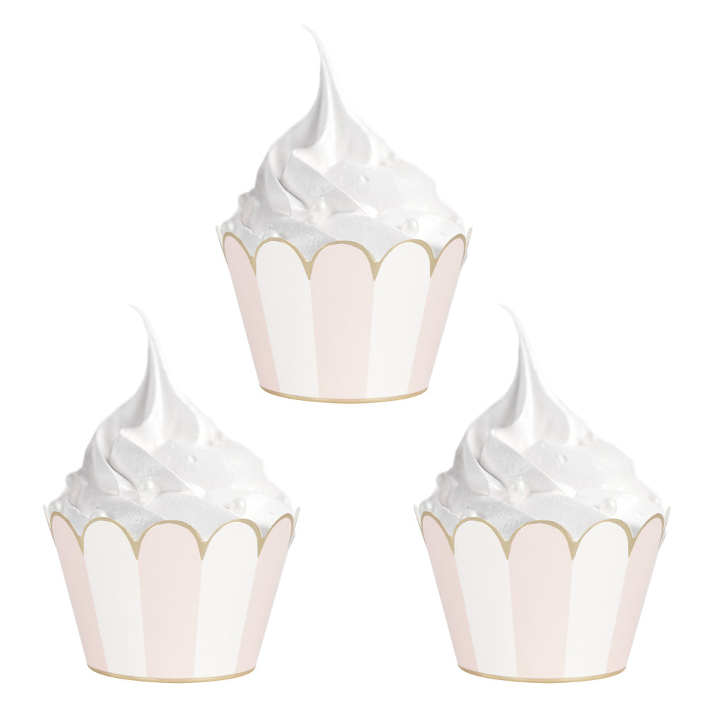 CUPCAKE WRAPPERS BABY GIRL X6