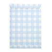 POCHETTES PAPIER VICHY BLEU X 8PCS