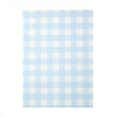 POCHETTES PAPIER VICHY BLEU X 8PCS