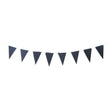 GUIRLANDE FANIONS NOIRE ET OR 3M