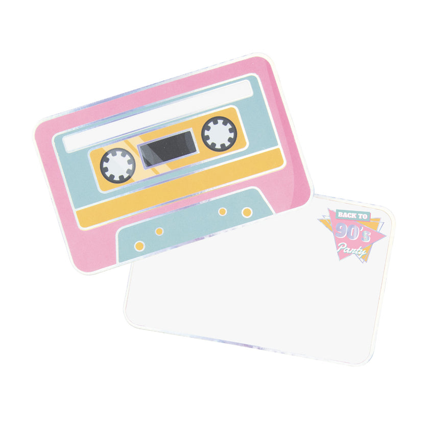 SET DE 8 CARTES 90'S PARTY