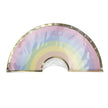 Assiettes arc en ciel pastel 28cm  x 8