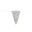 GUIRLANDE FANIONS FLEURS ET OR 3M