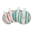 Assiettes festonnees 23cm happy birthday x 8 5