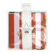Serviettes festonnees 33x33cm happy birthday x 16 3