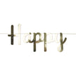 Guirlande lettres happy birthday doree 2