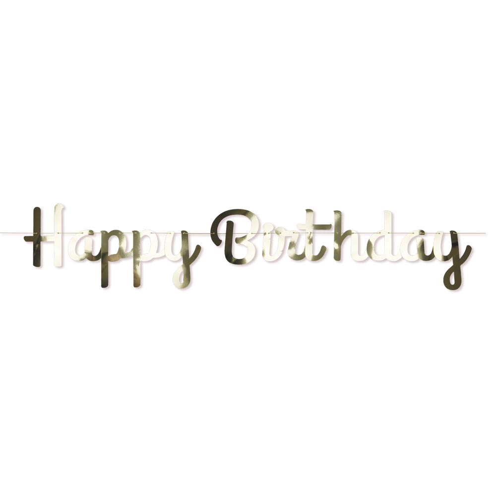 Guirlande lettres happy birthday doree 4