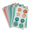 Pochettes papier happy birthday multicolore x 8pcs 2